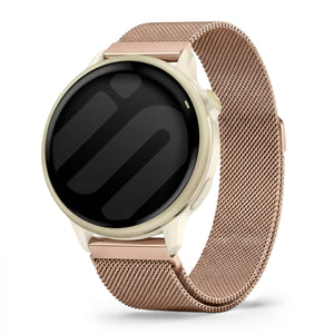 Bracelet milanais Garmin Vivoactive 6 (rose or)