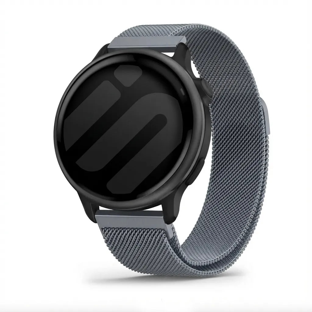 Bracelet milanais Garmin Vivoactive 6 (gris sidéral)