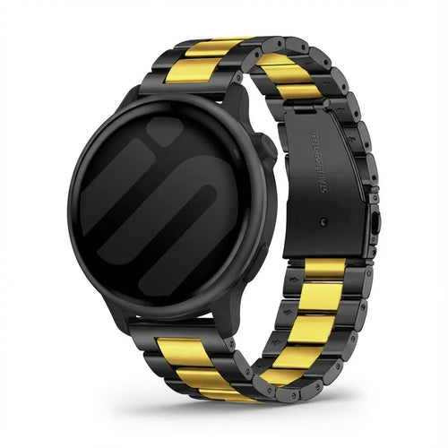 Bracelet acier Garmin Vivoactive 6 (noir/or)