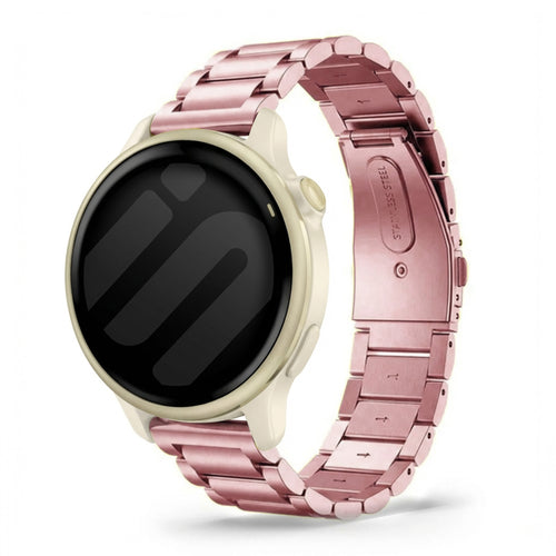 Bracelet acier Garmin Vivoactive 6 (rose)