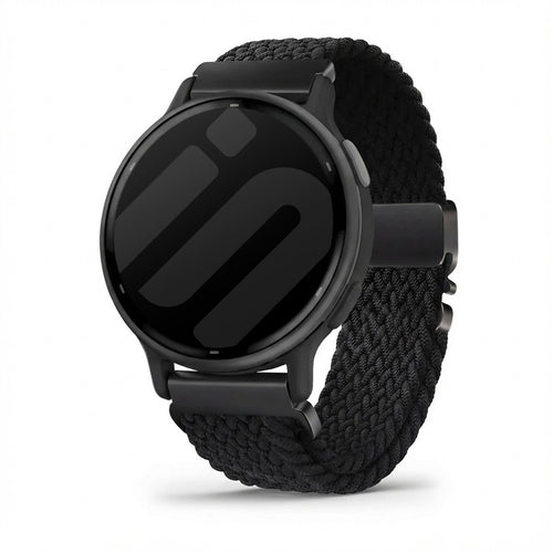 Bracelet tissé avec boucle Garmin Vivoactive 5 (noir)