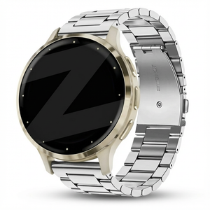 Bandz Garmin Venu 3s Steel Strap 'Classic' (Silver)