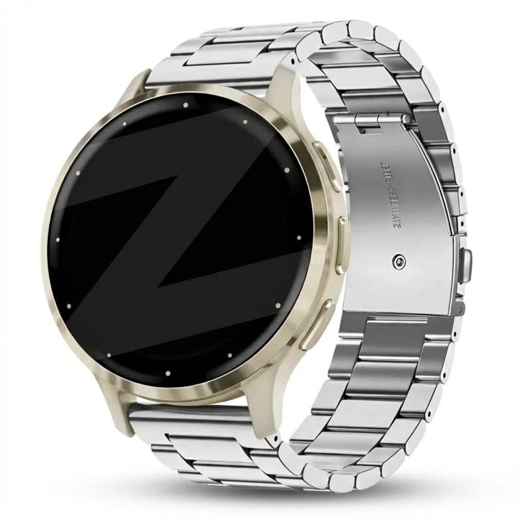 Bandz Bracelet acier 'Classic' Garmin Venu 3s (argent)