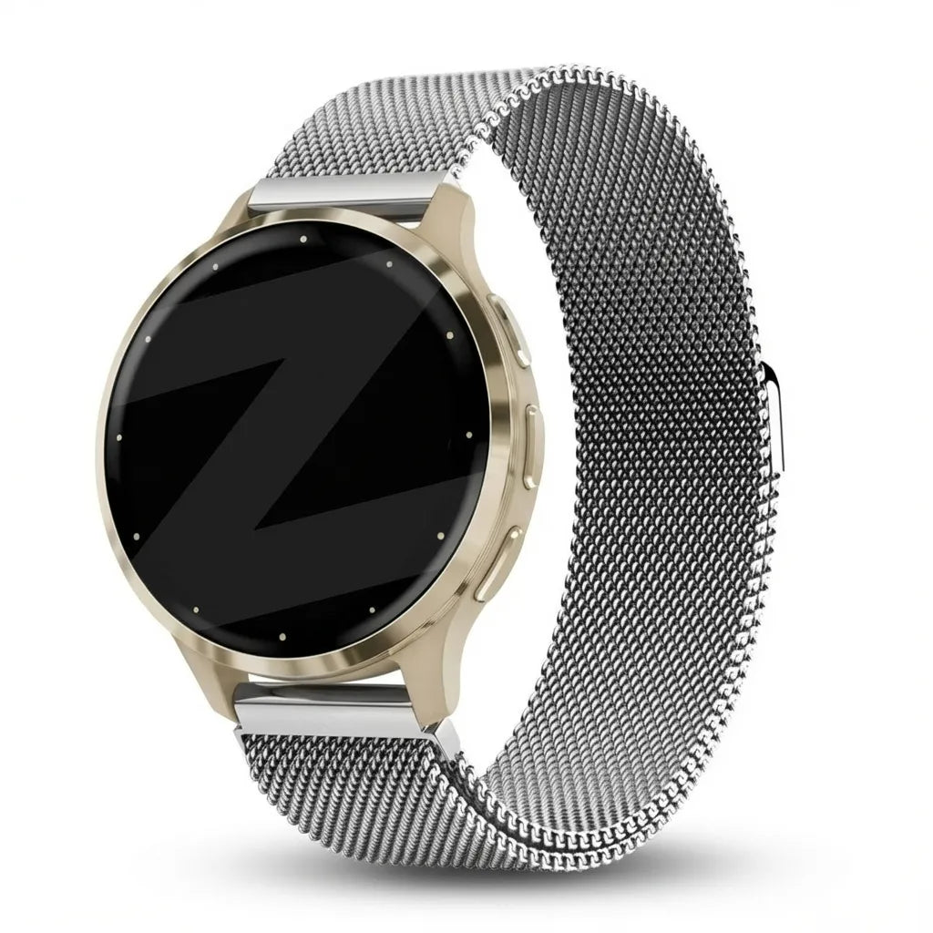 Bandz Bracelet milanais Loop Garmin Venu 3s (argent)