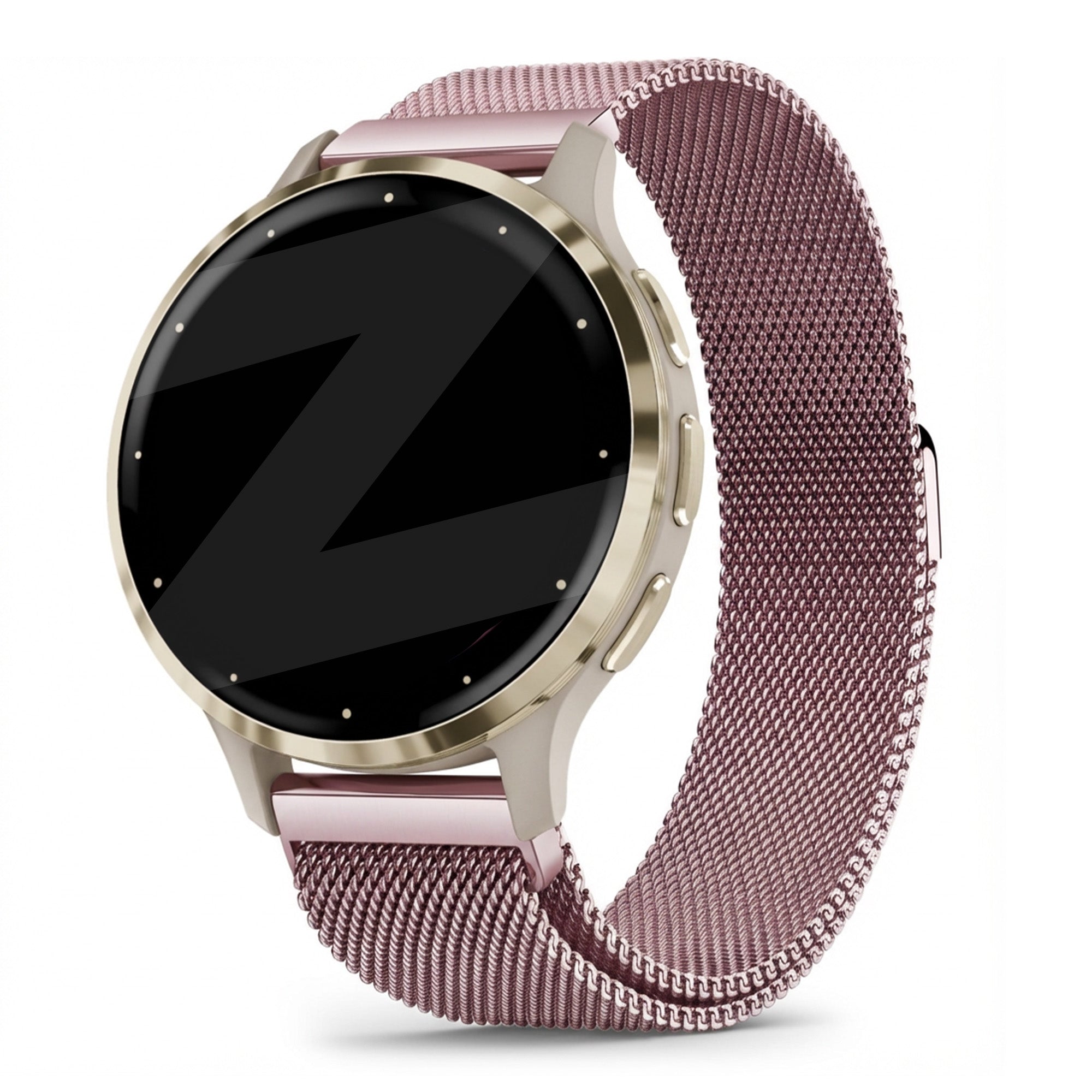 Bandz Garmin Venu 3s Milanese Loop Strap (Pink)