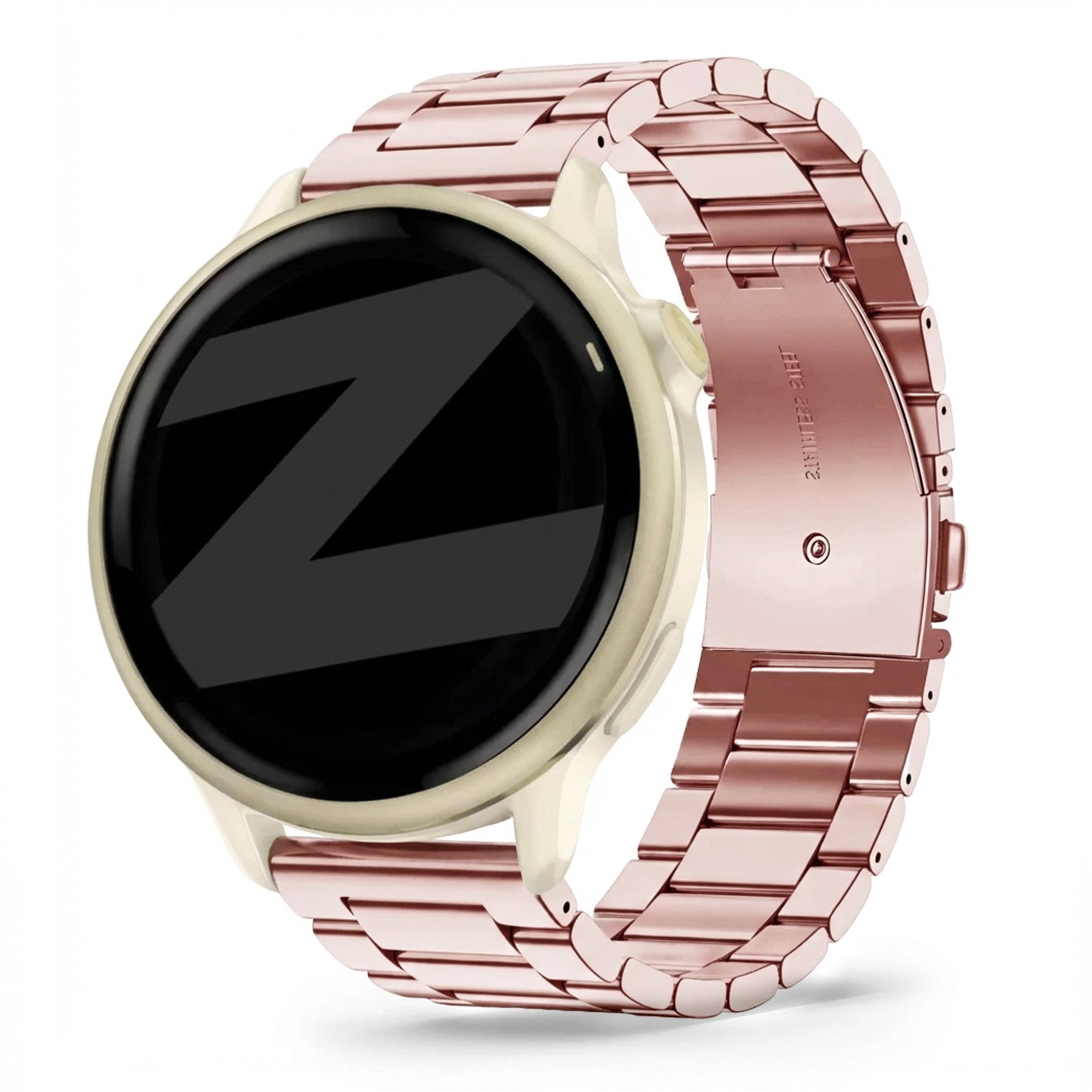 Bandz Bracelet acier 'Classic' Garmin Vivoactive 6 (rose)