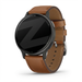 Bandz Bracelet cuir 'Deluxe' Garmin Vivoactive 5 (marron)