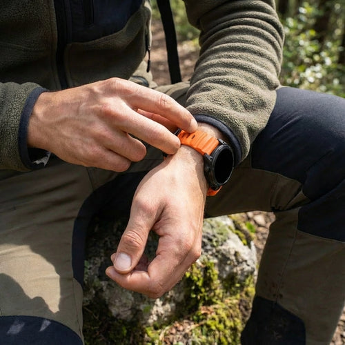 Bracelet silicone trail Garmin Descent G2 (orange)
