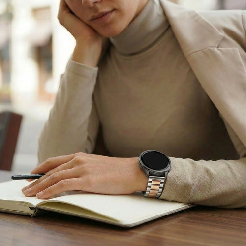 Bandz Bracelet acier 'Classic' Garmin Venu 4 - 41mm (argent/or rose)