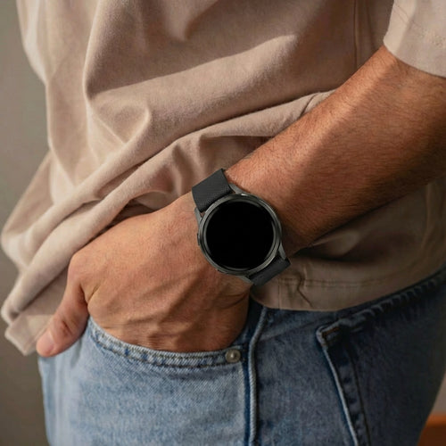 Bandz Bracelet silicone 'Premium' Garmin Forerunner 255 (noir)