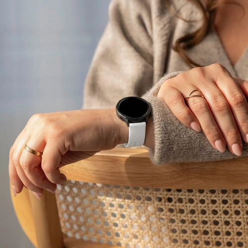 Bandz Garmin Forerunner 245 Silicone Strap 'Premium' (White)