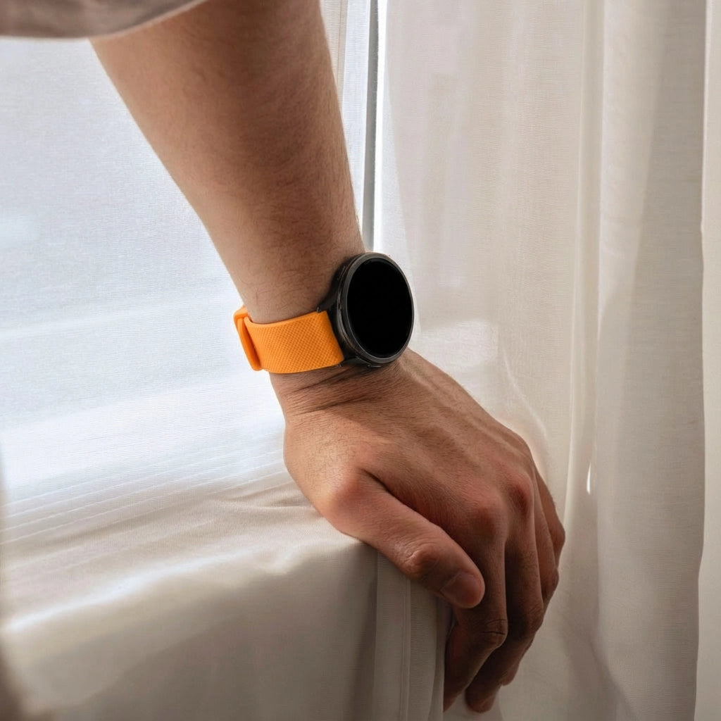 Bandz Garmin Venu 4 - 45mm Silicone Strap 'Premium' (Orange)