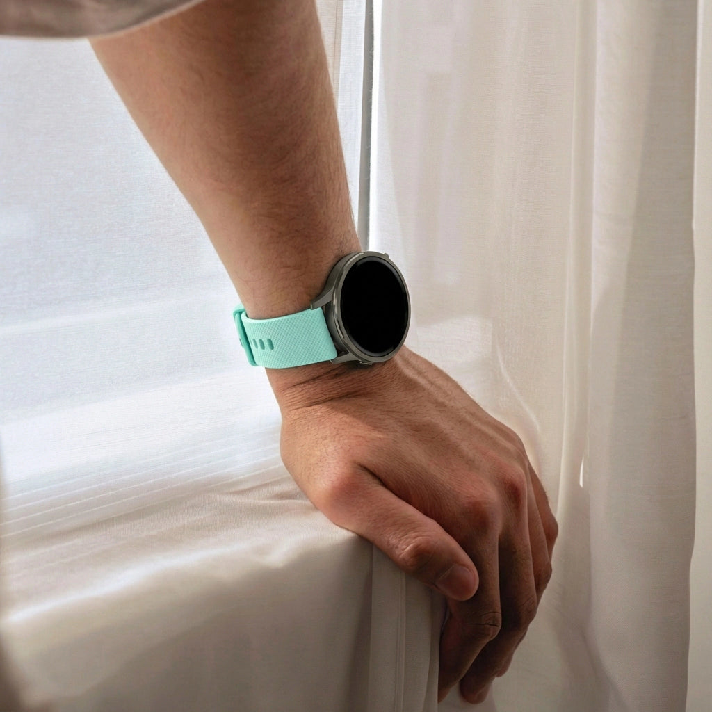 Bandz Garmin Approach S42 Silicone Strap 'Premium' (Aqua)