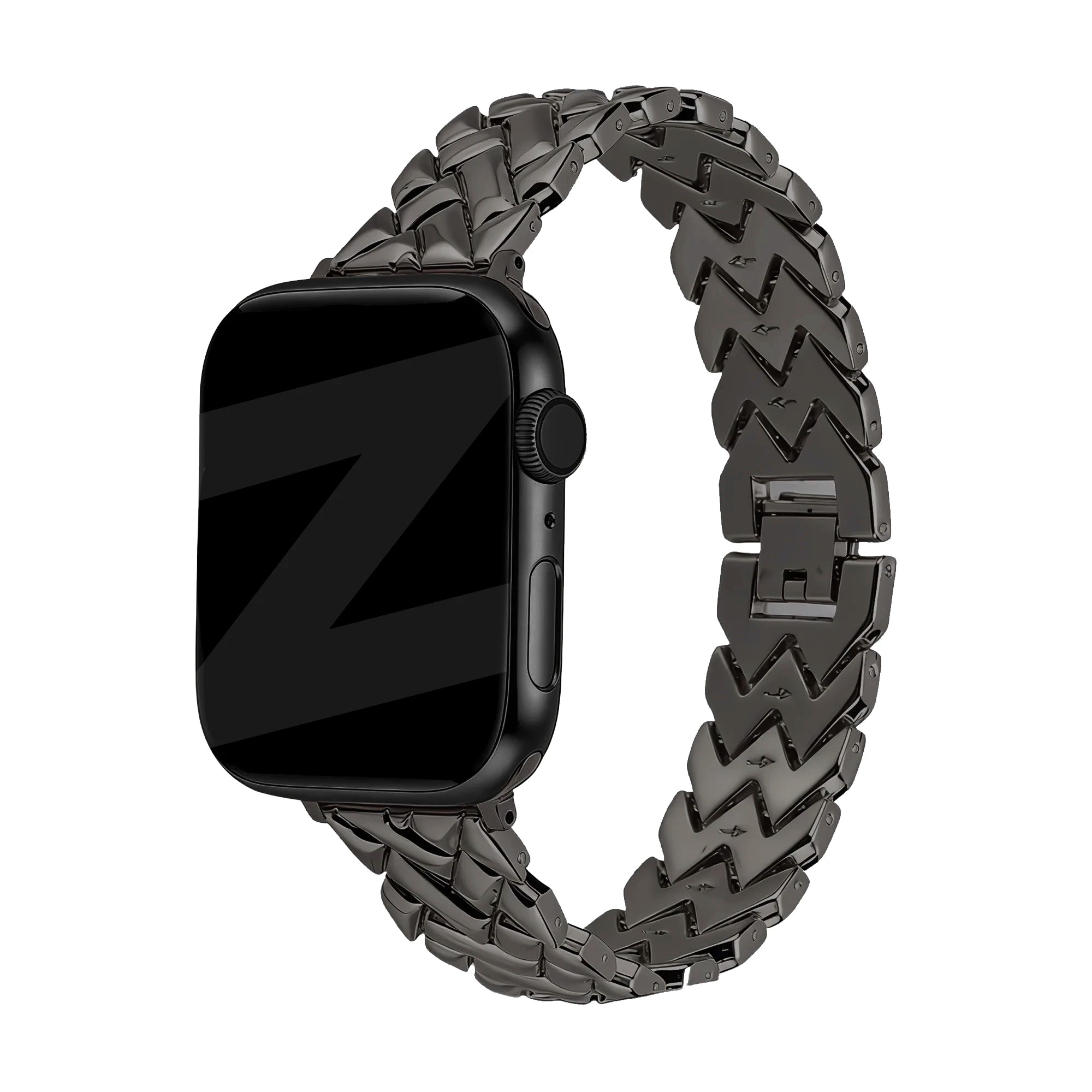 Bandz Bracelet metal 'V-Type' Apple Watch (noir)
