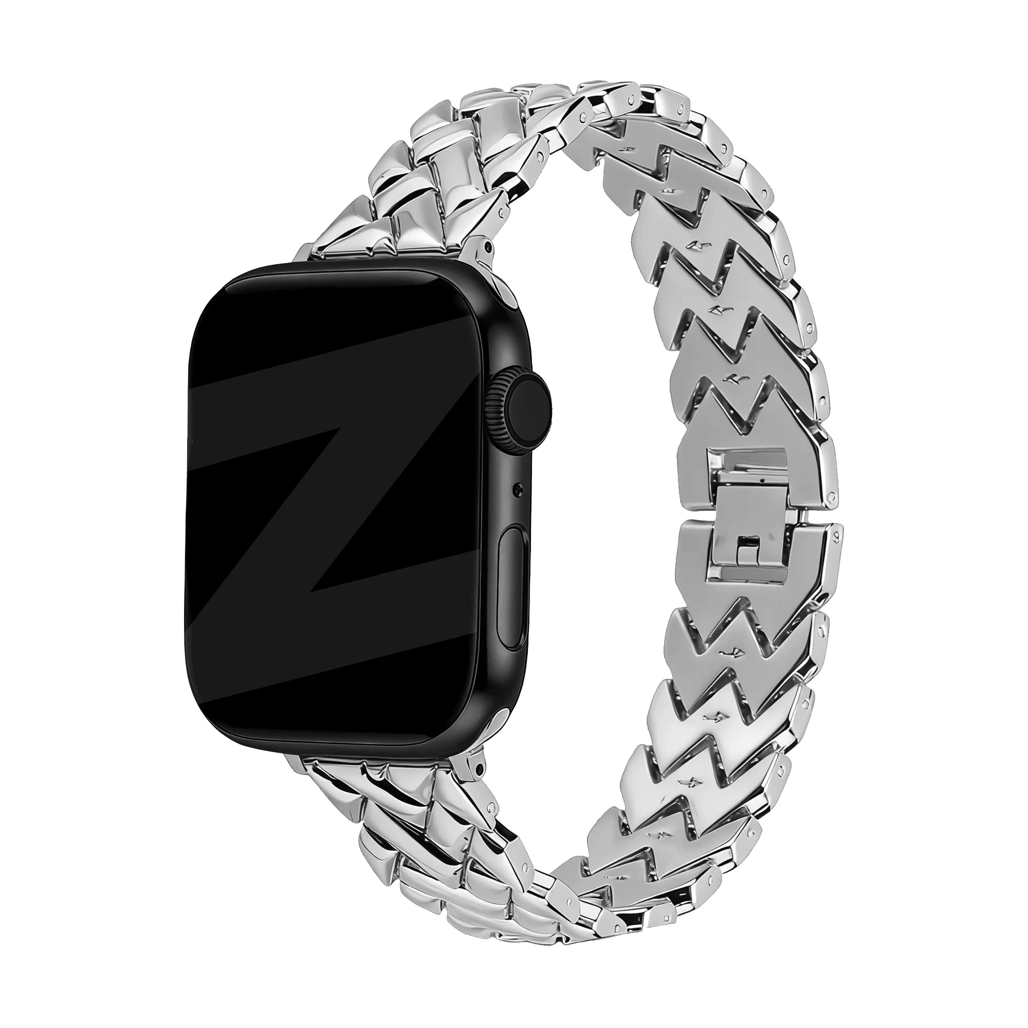 Bandz Bracelet metal 'V-Type' Apple Watch (argent)