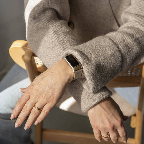 Bracelet Milanais Fitbit Charge 6 (champagne)