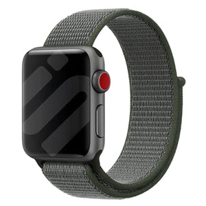 Bracelet nylon Apple Watch (vert)