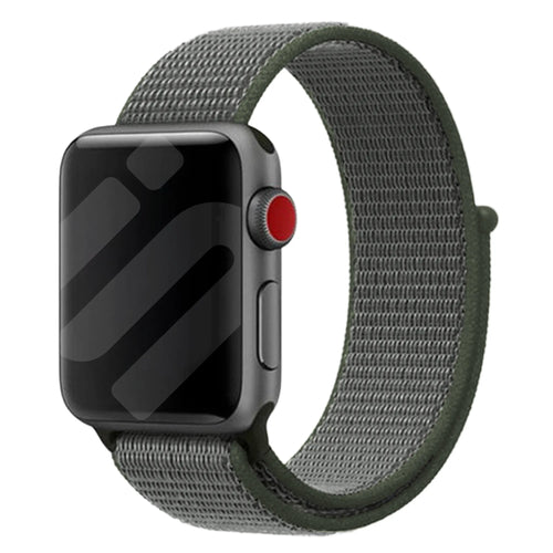 Bracelet nylon Apple Watch (vert)