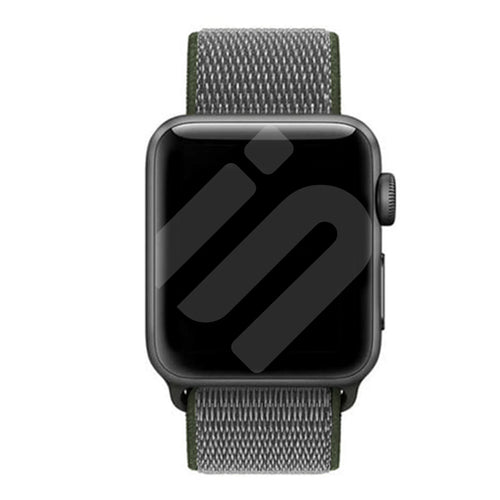 Bracelet nylon Apple Watch (vert)