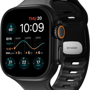 Nomad Bracelet silicone Tempo Apple Watch (noir)