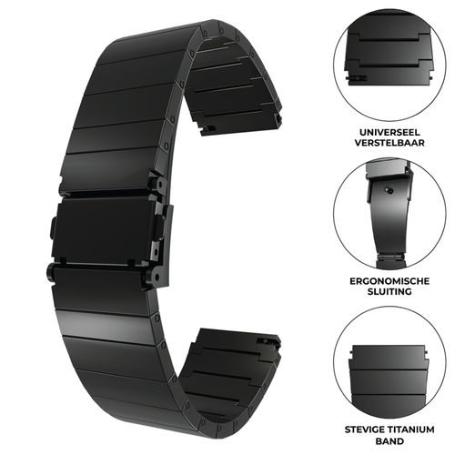 Suunto Vertical Luxury Titanium Strap (Black)