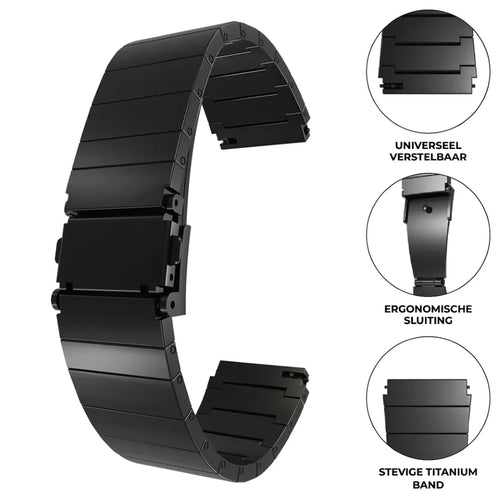 Bracelet luxe en titane OnePlus Watch 3 (noir)