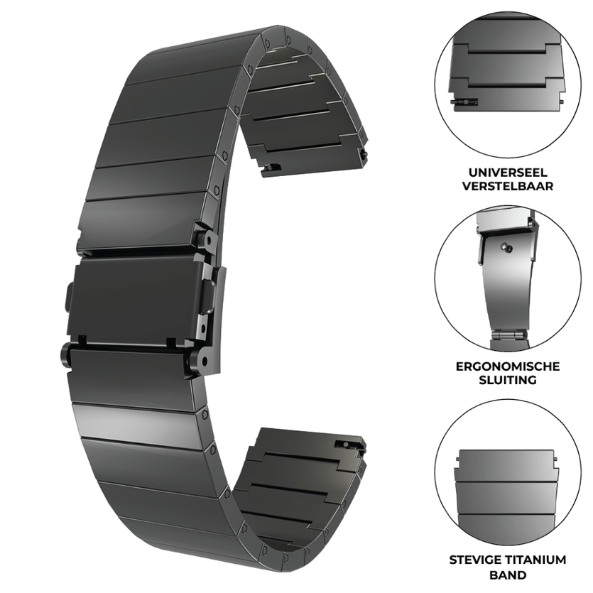 Bracelet luxe en titane OnePlus Watch 3 (graphite)