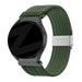 Bandz Bracelet nylon tressé Garmin Venu SQ 2 (vert olive)