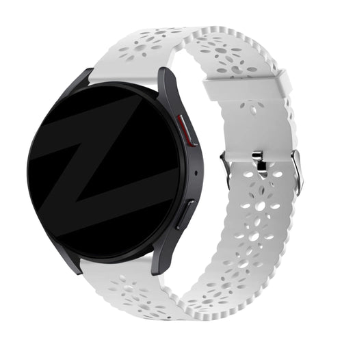 Bandz Maoo Ventura Patterned Silicone Strap (White)