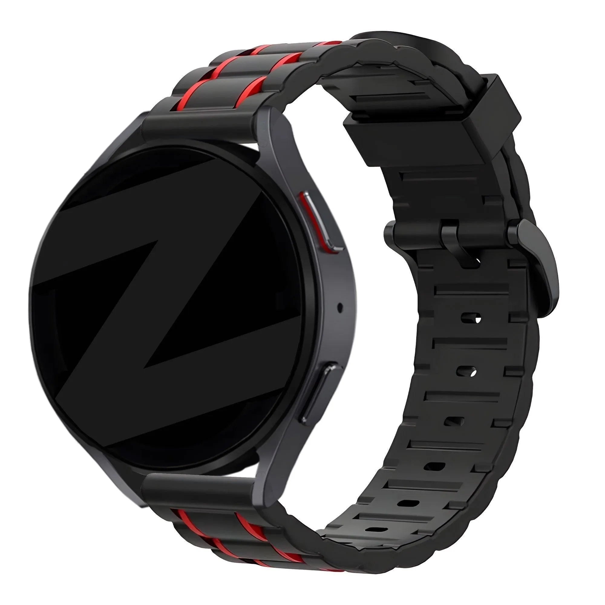 Bandz Suunto 9 Peak Pro Sport Strap Striped (Black/Red)