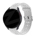 Bandz Bracelet silicone avec motif Coros Apex 2 (blanc)