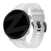 Bandz Bracelet silicone avec boucle Garmin Approach S70 - 42mm (blanc)