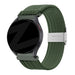 Bandz Bracelet nylon tressé Samsung Galaxy Watch 5 - 40mm (vert olive)