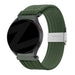 Bandz Bracelet nylon tressé Samsung Galaxy Watch 7 - 40mm (vert olive)