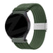 Bandz Bracelet nylon tressé Huawei Watch GT 5 Pro 46mm (vert olive)