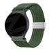 Bandz Bracelet nylon tressé Realme Watch S (Pro) (vert olive)