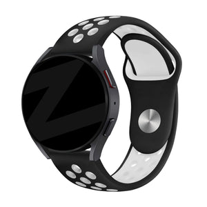 Bandz Bracelet sport 'Deluxe' Stahlgear Luna (noir/blanc)