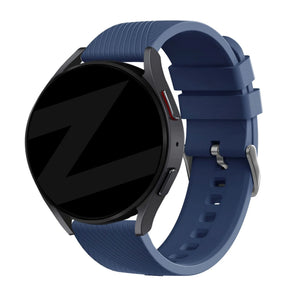 Bandz Bracelet silicone 'Deluxe' Amazfit Balance 2 (bleu foncé)