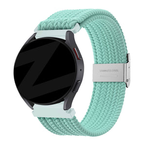 Bandz Garmin Venu 2 Plus Woven Nylon Strap (Turquoise)