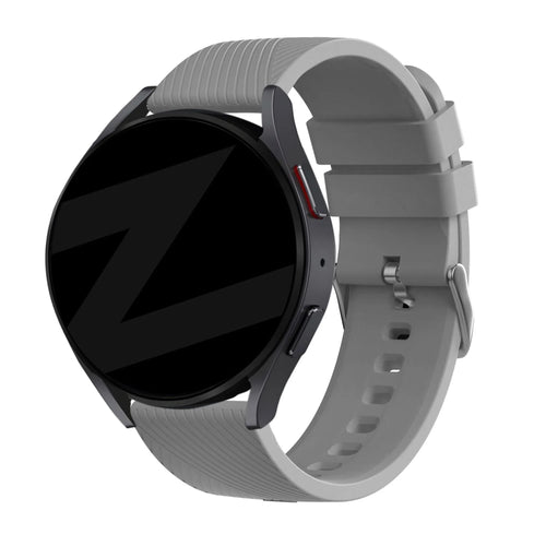 Bandz Bracelet silicone 'Deluxe' Oozoo Smartwatch 20mm (gris)