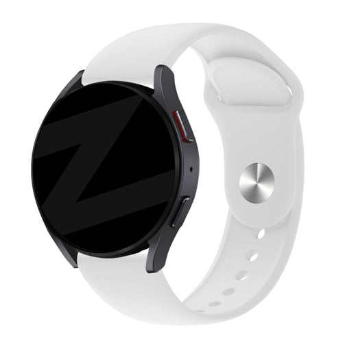 Bandz Bracelet sport 'Deluxe' Amazfit Active 3 Premium (blanc)
