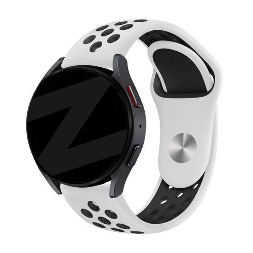 Bandz Bracelet sport 'Deluxe' Coros Pace 2 (blanc/noir)