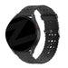 Bandz Polar Ignite 3 Silicone Strap with Cutouts (Black)