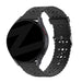 Bandz Polar Pacer Silicone Strap with Cutouts (Black)