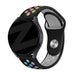 Bandz Bracelet sport "Deluxe" Samsung Galaxy Watch 3 - 41mm (noir/arc-en-ciel)