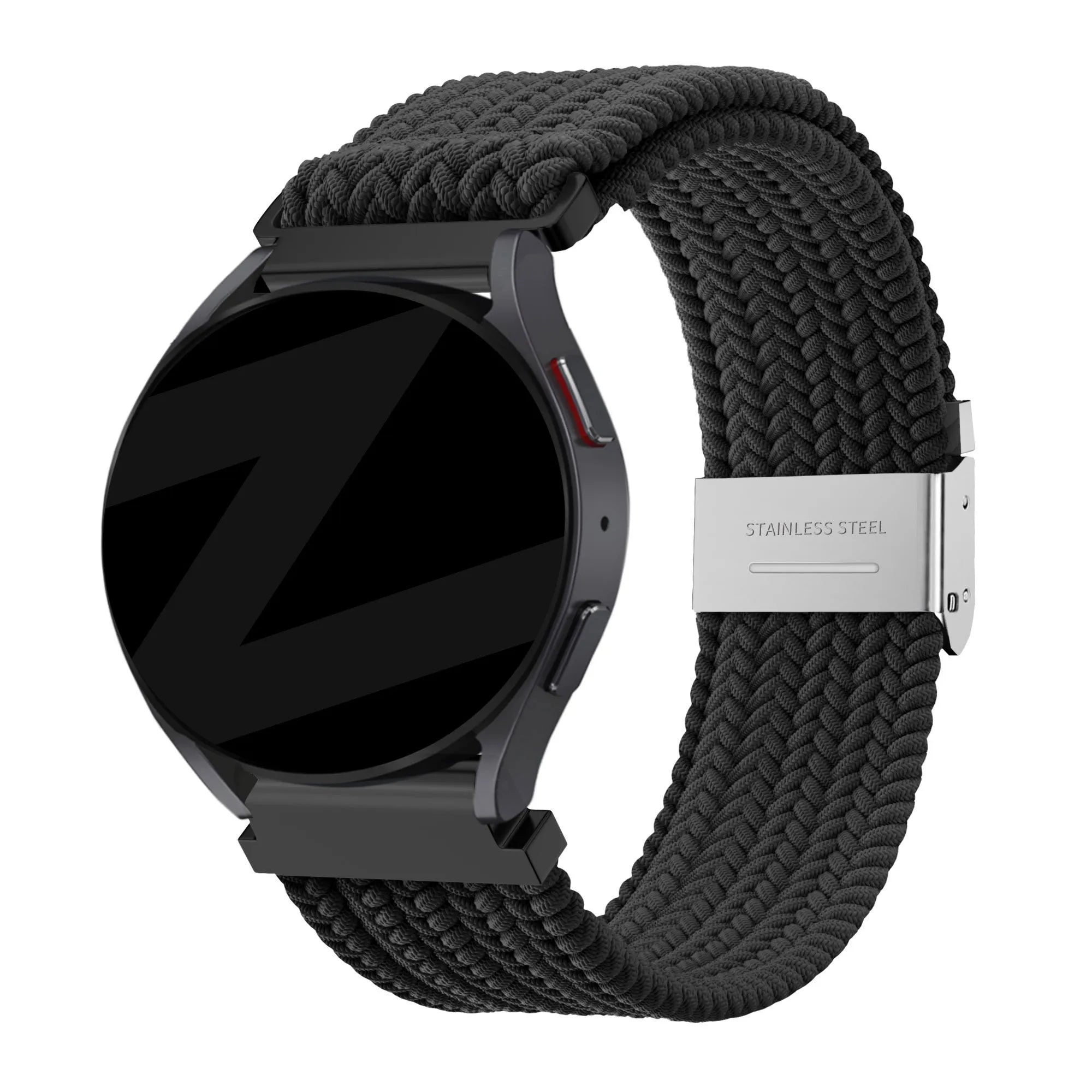 Bandz Bracelet nylon tissé Amazfit Cheetah 2 Pro (noir)
