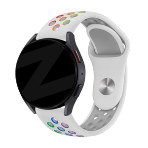 Bandz Amazfit Cheetah 2 Pro Sport Strap 'Deluxe' (White/Colourful)