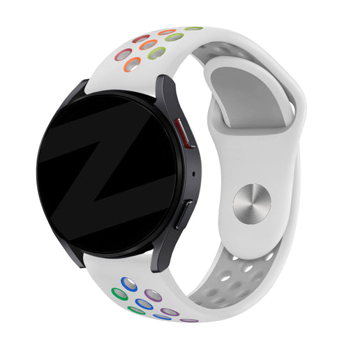 Bandz Amazfit Cheetah 2 Pro Sport Strap 'Deluxe' (White/Colourful)