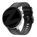 Bandz Bracelet silicone avec boucle Garmin Approach S70 - 42mm (noir)