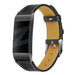 Bandz Bracelet cuir "Deluxe" Fitbit Charge 3 (noir)
